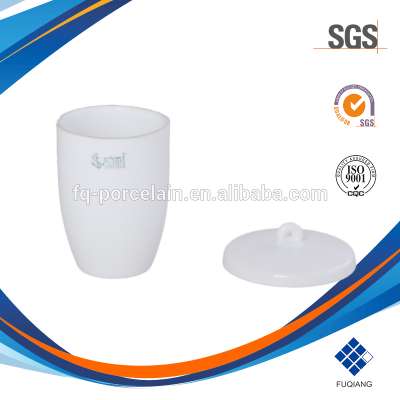 Small porcelain crucible acid resistant chemistry equipment