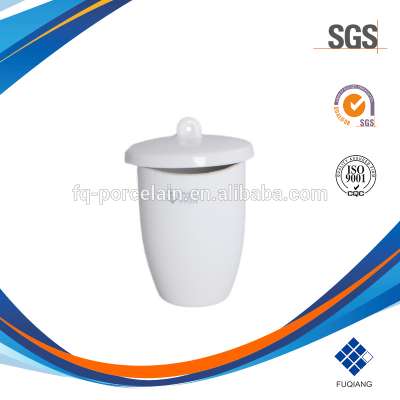 Porcelain crucibles for students using ceramic bowl with lid kinds of laboratory apparatus