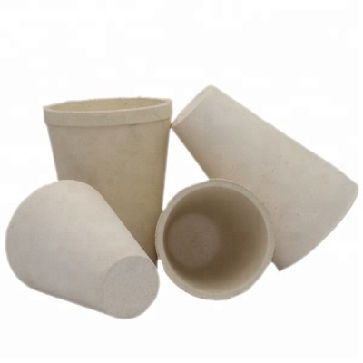 1350 Degree LAB CRUCIBLE FOR GOLD ASSAYING in Ceramic Fire Clay Fire Assay Crucible Refractory